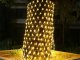 LED girlianda tinklas 100 LED 1x2m šiltai balta