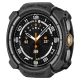 Spigen Rugged Armor išmaniojo laikrodžio apsauginis dėklas Samsung Galaxy Watch Ultra 47mm, matinė juoda