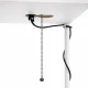 Floor Lamp with Shelves E27 Modern Standing Light, 160cm, white