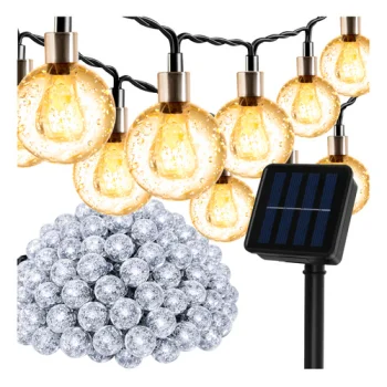 Gardlov 00024010 saulės energijos LED girlianda, 11.6 m, 100 LED, IP44