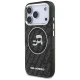 Karl Lagerfeld IML Glitter Karl & Choupette MagSafe dėklas iPhone 17 Pro, juodas