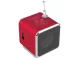 Nešiojama belaidė kolonėlė 06211_CZE su FM radiju ir Bluetooth, raudona
