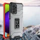Hibridinis dėklas Crystal Ring Case skirtas Samsung Galaxy A72 4G su žiedu, juodas