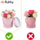 Ruhhy Flower Box dirbtinių gėlių kompozicija dėžutėje
