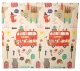 Dvipusis putų žaidimų kilimėlis vaikams London Bus Forest, 200x180 cm