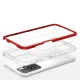 Dėklas Xiaomi Redmi 10 Hybrid Armor Clear 3 in 1, raudonas