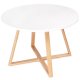 Modernhome RH1902-04 kavos staliukas, 60 cm, baltas / bambukas