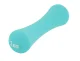 4Fizjo 8-shape Cast Iron Dumbbells with Vinyl Coating 2 x 1 kg, Turquoise
