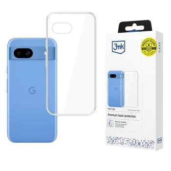 3mk Clear Case dėklas telefonui Google Pixel 8A 5G, skaidrus