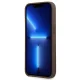 Guess 4G Big Metal Logo dėklas, skirtas iPhone 14 Pro Max, rudas