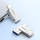 USB atmintinė Orico U301 32 GB USB-A USB-C USB 3.2 Gen 1, sidabrinė
