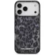 Karl Lagerfeld IML Leopard Pattern MagSafe dėklas, skirtas iPhone 17 Pro Max, juodas