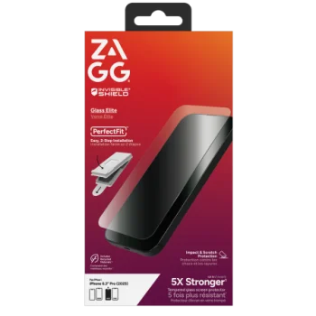 ZAGG Invisibleshield Glass Elite apsauginis stiklas, skirtas iPhone 17 Pro
