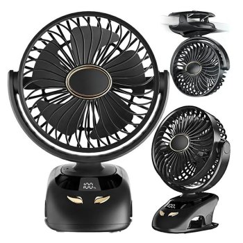 Gotel Q26A2 Desk Fan with Clip and Base