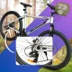 Kalnų dviratis Bakalu TOXIC SILVER MTB 26, sidabrinis