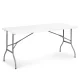 Sulankstomas pobūvių ir sodo stalas MultiGarden 153x70 cm, baltas