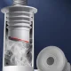Silicone Magnetic Siphon 35-40mm, Grey