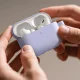 AmazingThing Glamour dėklas AirPods Pro 3 ausinėms su karabinu, violetinis