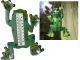 Frog Window Thermometer with Suction Cups, Green