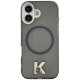 Karl Lagerfeld IML K Head Logo MagSafe dėklas, skirtas iPhone 17, juodas