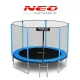 Neo-Sport sodo batutas su išoriniu tinklu ir kopėčiomis, 312 cm (10ft)