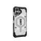 UAG Pathfinder Clear MagSafe dėklas iPhone 17 telefonui, baltas / pilkas