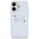 Karl Lagerfeld IML Choupettes Karl Script Logo MagSafe dėklas iPhone 17, skaidrus