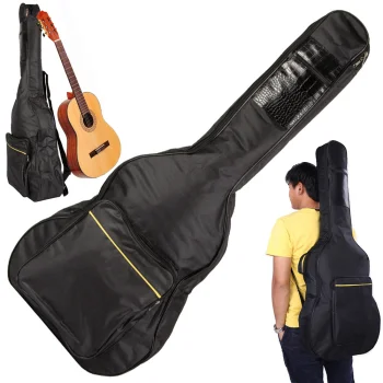 Klasikinės ir akustinės gitaros dėklas, Juodas