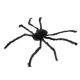 Didelis dirbtinis voras Helovinui Malatec, 90 cm, juodas