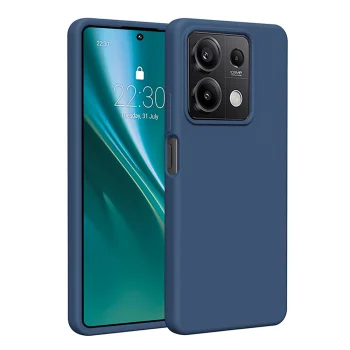 Etteri Silicone Case dėklas, skirtas Xiaomi Redmi Note 13 5G, tamsiai mėlynas