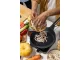 Non-Stick Frying Pan, Induction & Gas Compatible, 24cm, Black