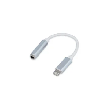 Setty Lightning to 3.5mm Audio Jack Adapter, White