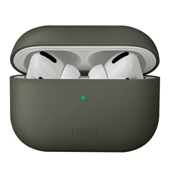 Uniq Lino silikoninis dėklas AirPods Pro įkrovimo dėklui, pilkas