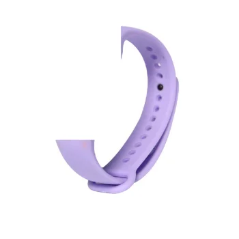 Devia Deluxe Sport silikoninis dirželis Xiaomi Mi Band 5/6/7, levandų
