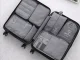 7-Piece Packing Cubes Set for Suitcase and Travel Luggage, Grey