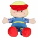 Mokomoji medžiaginė lėlė rengimosi mokymuisi Berniukas 48 cm