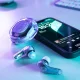 Belaidės ausinės Acefast T8 TWS Bluetooth 5.3, violetinės