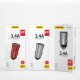 Dudao R6S išmanusis automobilinis įkroviklis 2x USB 3.4A, Sidabrinis