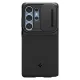 Spigen Optik Armor dėklas telefonui Samsung Galaxy S25 Ultra, juodas