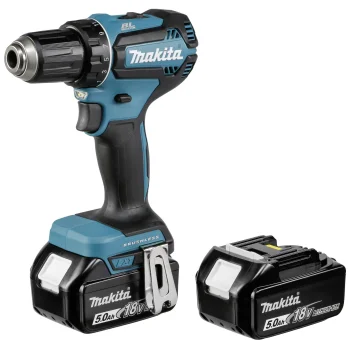 Akumuliatorinis gręžtuvas-suktuvas Makita DDF485RTJ 18V 2x5.0Ah