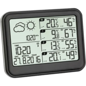 TFA View 35.1142.01 Wireless Weather Station Black