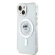 Karl Lagerfeld dėklas iPhone 15 telefonui IML Choupette MagSafe, skaidrus