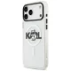 Karl Lagerfeld IML Choupette Sketch Logo MagSafe Phone Case Cover iPhone 17 Pro Max - Clear