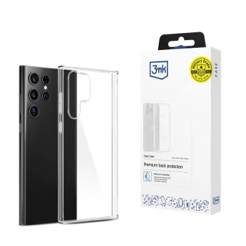 3MK Clear Case dėklas Samsung Galaxy S24 Ultra telefonui, skaidrus