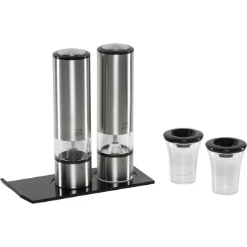 Elektrinis druskos ir pipirų malūnėlių rinkinys Peugeot Elis Sense Duo, 20 cm