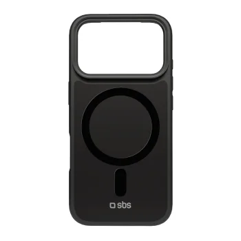 SBS Full Active Mag dėklas iPhone 17 Pro telefonui su D3O technologija, juodas