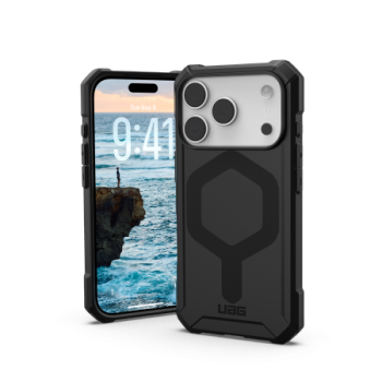 UAG Essential Armor MagSafe dėklas iPhone 17 Pro telefonui, juodas
