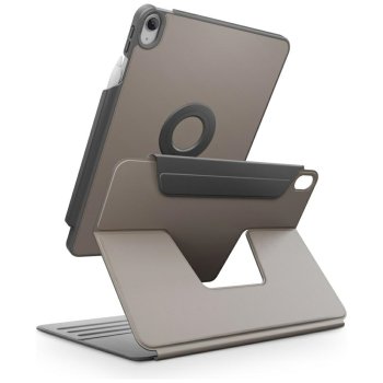 Uniq Rovus Snapmount atverčiamasis dėklas iPad 11" (2025) / 10.9" (2022), pilkas
