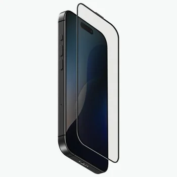 Apsauginis stiklas Uniq Optix Vivid, skirtas iPhone 16 Pro, su aplikatoriumi