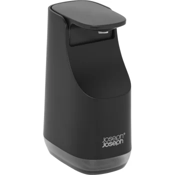 Skysto muilo dozatorius Joseph Joseph Slim 350 ml, juodas